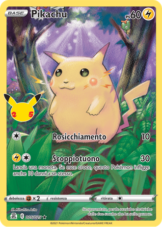 Immagine carta del GCC Pokémon: Pikachu