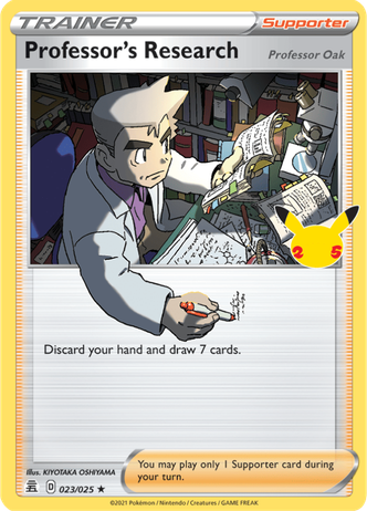 Image of Professor's Research TCG card